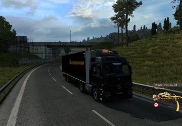 Business Lines Skin for Mercedes Actros MP3 v1.0 for Euro Truck Simulator 2 (v1.35.x)