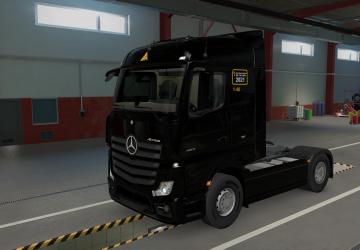 Business Lines Skin for Mercedes Actros MP4 v2.0 for Euro Truck Simulator 2 (v1.40.x)