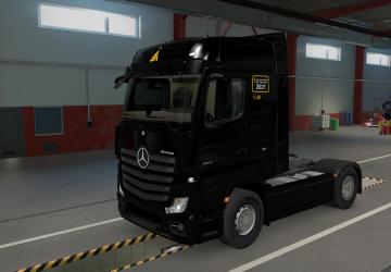 Business Lines Skin for Mercedes Actros MP4 v2.0 for Euro Truck Simulator 2 (v1.40.x)