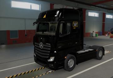 Business Lines Skin for Mercedes Actros MP4 v2.0 for Euro Truck Simulator 2 (v1.40.x)