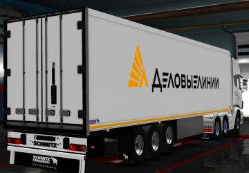 Business Lines Skin for Schmitz S.KO Reconstructed v1.0 for Euro Truck Simulator 2 (v1.35.x, 1.36.x)