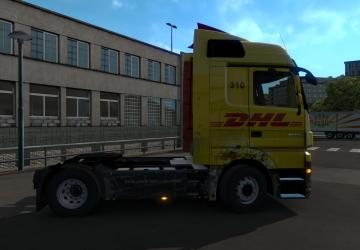 DHL Skin for Mercedes-Benz MP3 version 1.0 for Euro Truck Simulator 2 (v1.35.x)