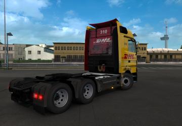 DHL Skin for Mercedes-Benz MP3 version 1.0 for Euro Truck Simulator 2 (v1.35.x)
