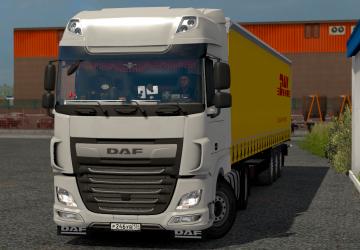 New DHL Skin for Krone Profiliner version 1.0 for Euro Truck Simulator 2 (v1.35.x, 1.36.x)