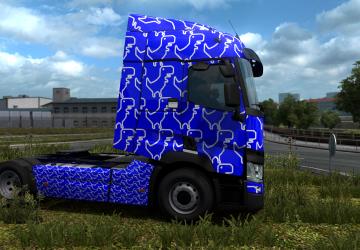 Dino Skin for All Trucks version 1.0 for Euro Truck Simulator 2 (v1.38.x)