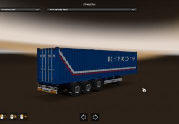 40ft Container Skin Russian Post version 1.0 for Euro Truck Simulator 2 (v1.38.x)