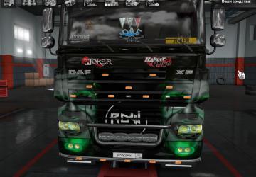 DAF 105 XF Suicide Squad Skin version 1.0 for Euro Truck Simulator 2 (v1.35.x)