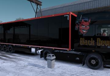 DAF XF 105 Black Devil Skin version 1.0 for Euro Truck Simulator 2 (v1.35.x)