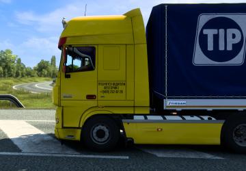 DAF XF 105 TK Transit Skin version 1.0 for Euro Truck Simulator 2 (v1.40.x)