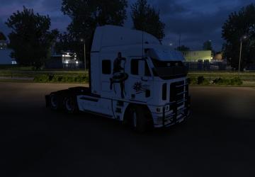Freightliner Argosy Skin version 1.1 for Euro Truck Simulator 2 (v1.37.x)