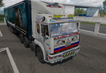 Skin for KamAZ 6460/65117/65201/5460 version 1.0 for Euro Truck Simulator 2 (v1.35.x, - 1.42.x)