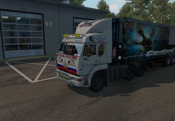 Skin for KamAZ 6460/65117/65201/5460 version 1.0 for Euro Truck Simulator 2 (v1.35.x, - 1.42.x)