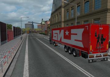 BI-2 Trailer Skin version 1.0 for Euro Truck Simulator 2 (v1.32.x, - 1.35.x)