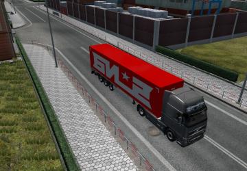 BI-2 Trailer Skin version 1.0 for Euro Truck Simulator 2 (v1.32.x, - 1.35.x)