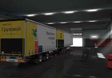 Kron Trailer Skin - Yandex Taxi version 1.0 for Euro Truck Simulator 2 (v1.35.x, 1.36.x)