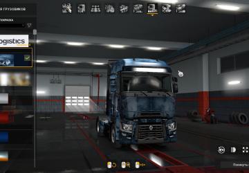 Renault T Fallen Angel Skin version 1.0 for Euro Truck Simulator 2 (v1.35.x, 1.36.x)
