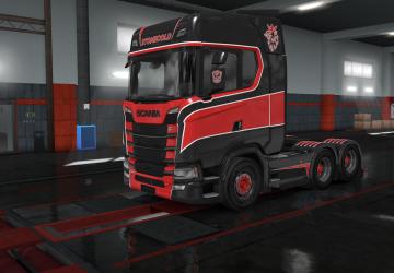 Skin for Scania S&R Next Gen version 1.0 for Euro Truck Simulator 2 (v1.35)