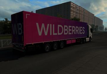 Wildberries Standard Trailer Skin version 1.0 for Euro Truck Simulator 2 (v1.38.x)