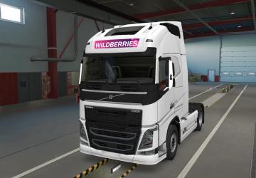 Wildberries Standard Trailer Skin version 1.0 for Euro Truck Simulator 2 (v1.38.x)