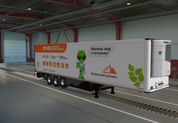 DNS Skin for Schmitz S.KO Reconstructed Trailer v1.0 for Euro Truck Simulator 2 (v1.35.x, - 1.38.x)