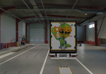 DNS Skin for Schmitz S.KO Reconstructed Trailer v1.0 for Euro Truck Simulator 2 (v1.35.x, - 1.38.x)