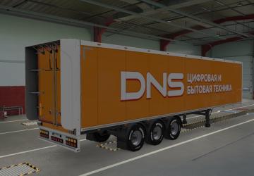 DNS Skin for SCS Trailer version 1.0 for Euro Truck Simulator 2 (v1.39.x, - 1.42.x)