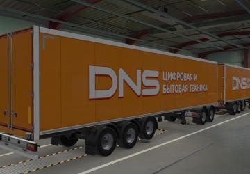 DNS Skin for SCS Trailer version 1.0 for Euro Truck Simulator 2 (v1.39.x, - 1.42.x)