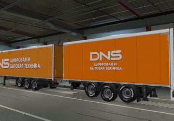 DNS Skin for SCS Trailer version 1.0 for Euro Truck Simulator 2 (v1.39.x, - 1.42.x)