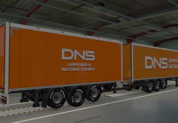 DNS Skin for SCS Trailer version 1.0 for Euro Truck Simulator 2 (v1.39.x, - 1.42.x)