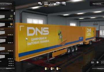 DNS Skin for Standard Trailer version 1.0 for Euro Truck Simulator 2 (v1.35.x)