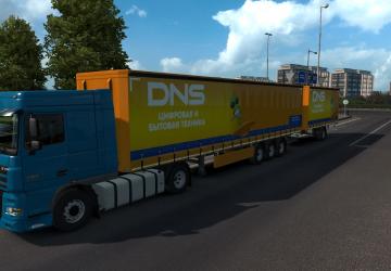 DNS Skin for Standard Trailer version 1.0 for Euro Truck Simulator 2 (v1.35.x)