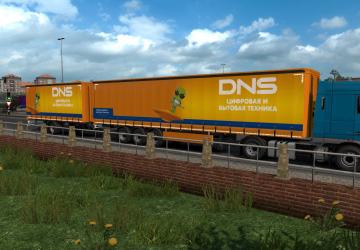 DNS Skin for Standard Trailer version 1.0 for Euro Truck Simulator 2 (v1.35.x)