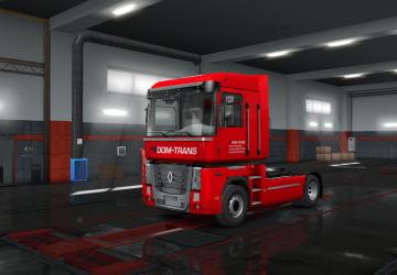 DOM-TRANS Skin version 1.0 for Euro Truck Simulator 2 (v1.35.x, 1.36.x)