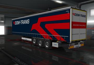 DOM-TRANS Skin version 1.0 for Euro Truck Simulator 2 (v1.35.x, 1.36.x)