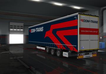 DOM-TRANS Skin version 1.0 for Euro Truck Simulator 2 (v1.35.x, 1.36.x)