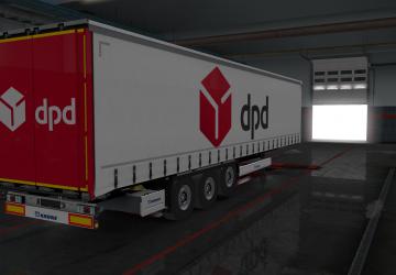 DPD Skin for Krone DLC version 1.0 for Euro Truck Simulator 2 (v1.35.x, - 1.42.x)