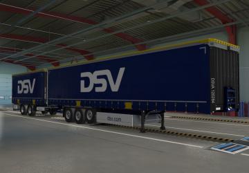 DSV Skin for Krone Profi Liner Trailer version 1.0 for Euro Truck Simulator 2 (v1.40.x)