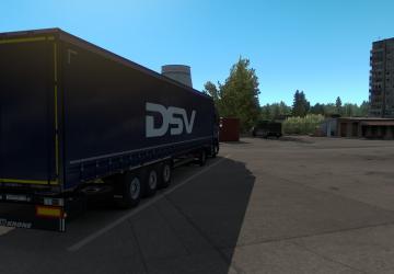 DSV Skin for Scania R by RJL version 1.0 for Euro Truck Simulator 2 (v1.35.x)