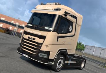 Dutch Style Skin for DAF 2021 XG+ version 1.0 for Euro Truck Simulator 2 (v1.40.x)