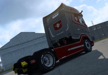 Dutch Style Skin for DAF 2021 XG+ version 1.0 for Euro Truck Simulator 2 (v1.40.x)