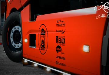 Edition Thomann General Lee Skin for Renault T by SCS v2.0 for Euro Truck Simulator 2 (v1.35.x)