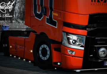 Edition Thomann General Lee Skin for Renault T by SCS v2.0 for Euro Truck Simulator 2 (v1.35.x)