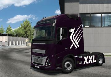 Skin Eurotruck Volvo FH Aero version 1.0 for Euro Truck Simulator 2 (v1.54)