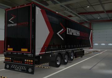 Express Logistics Trailer Skin version 1.0 for Euro Truck Simulator 2 (v1.39.x)