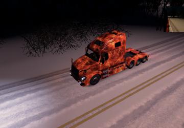 Fire Skin for Volvo VNL670 version 1.0 for Euro Truck Simulator 2 (v1.35.x, 1.36.x)