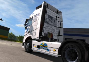 FC Logistic Skin for Volvo FH16 2012 version 1.0 for Euro Truck Simulator 2 (v1.31.x, - 1.43.x)