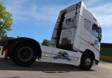 FC Logistic Skin for Volvo FH16 2012 version 1.0 for Euro Truck Simulator 2 (v1.31.x, - 1.43.x)
