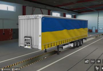 Ukraine Flag Skin version 1.0 for Euro Truck Simulator 2 (v1.43+)