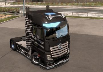 Skin for Mercedes MP IV version 1.0 for Euro Truck Simulator 2 (v1.35.x, 1.36.x)
