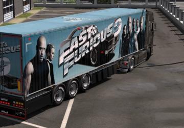 Fast & Furious 9 skin for Euro Truck Simulator 2 (v1.32.x)